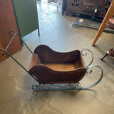 Wood&Metal Decorative Sleighs