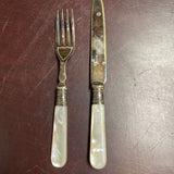 Antique MOP Fork&Knife Set