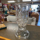 Cut Glass Vase/Candle Holder Combo (removable base)