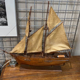 Antique Wooden Schooner