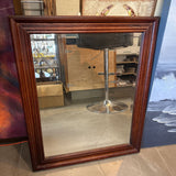 Wooden Beveled Mirror