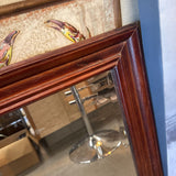 Wooden Beveled Mirror