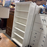 Wood 6 Shelve Lighted Bookshelf