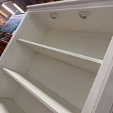 Wood 6 Shelve Lighted Bookshelf