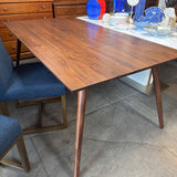Walnut-Stained Dining Table