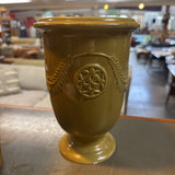 Green Ceramic Urn Vase
