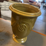 Green Ceramic Urn Vase