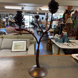 Pinecone Double Candle Holder