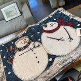 Set of 4 Snowman Placemats