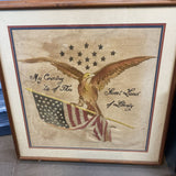 My Country Embrodary Frame - as is