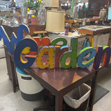 Wine Garden Metal Outdoor Sign