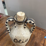 Stoneware Olive Oil Jar