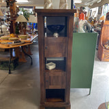 Indonesian Style Wood Cabinet w/2 Doors