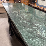 Indonesian Carved Bar w/Marble Top or Amazing Standing Desk
