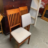 Folding Wood/Upholstered Chair