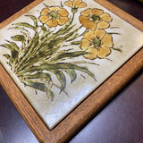 Vintage Floral Trivet/Hanging (as is)