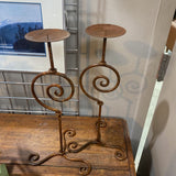 Willow Tree Metal Candlesticks Set of 2