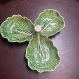 Bordalio Pinherio Cabbage 3-part Relish Tray