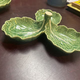 Bordalio Pinherio Cabbage 3-part Relish Tray