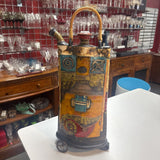 Bulgarian Pottery Whimsical Jug on Wheels