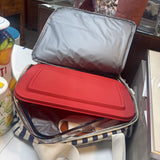 Cov'd Casserole Striped Holder
