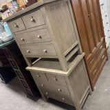 $ Drawer Grey-Washed Nightstand by Pottery Barn