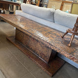 Hammered Copper Bench