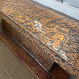Hammered Copper Bench