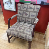 Upholstered Duck Chair w Wood