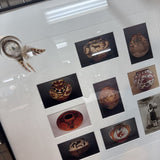 Framed Zuni Pottery