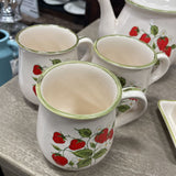 Strawberry Set of 3 Mugs