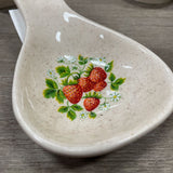 Nelson McCoy Strawberry Country Spoon Rest