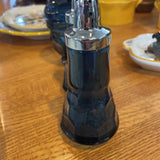 Viking Glass Georgian Blue Salt & Pepper