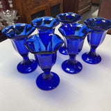 Anchor Hocking Cobalt Parfait Sundae Dish - set of 6