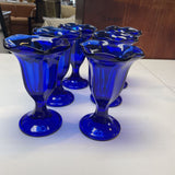 Anchor Hocking Cobalt Parfait Sundae Dish - set of 6