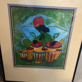 Framed Art Print "Drums" by Paul Nzalamba