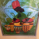 Framed Art Print "Drums" by Paul Nzalamba