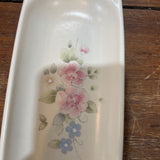 Pfaltzgraff Tea Rose Collection Butter Tray