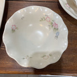 Pfaltzgraff Tea Rose Collection Ruffled Bowl