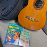 Classical Guitar Yamaha C40 w Case & Training Info