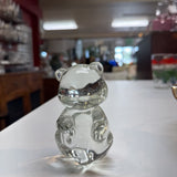 Fenton Art Glass Teddy Bear