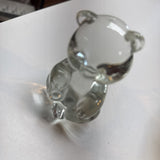 Fenton Art Glass Teddy Bear