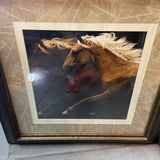 Large Framed Horse Print