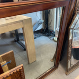 Vintage Wood Framed Mirror