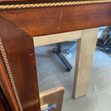Vintage Wood Framed Mirror