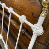 White Iron Full Size Bed Frame