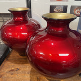 Large Red&Gold Vase