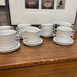 The Cellar Soup Bowl and Saucer-Set of 2