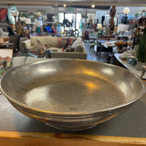 Large Pewter Bowl w/Handles