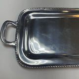 Made in mexico Silver Tray w/Handles